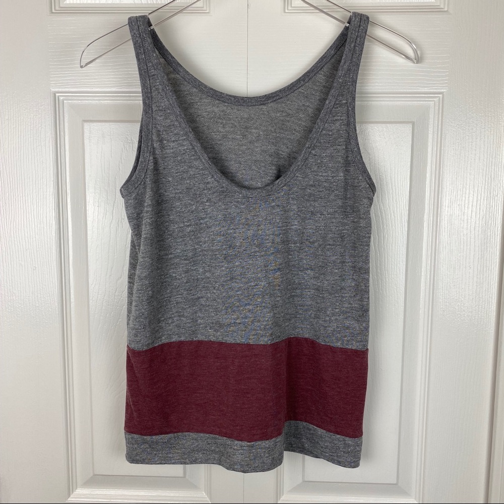 CHASER COLOR BLOCK STRIPED TANK TOP LOW BACK NWT - Picture 2 of 6